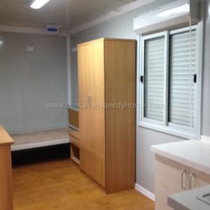 20ft container house with bathroom and kitchen