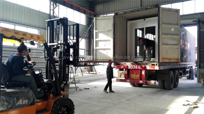 Package and loading for 20ft expandable container