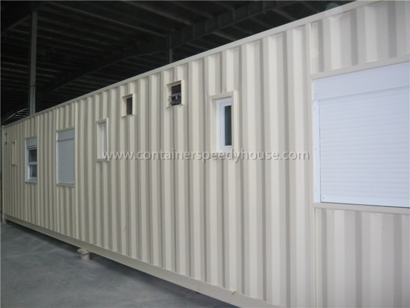 40ftx12ft shipping container house with 3 rooms