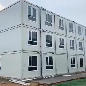 3-floor container house building for students'dormitory