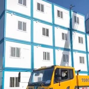 4-floor container house building for workers'accommodation